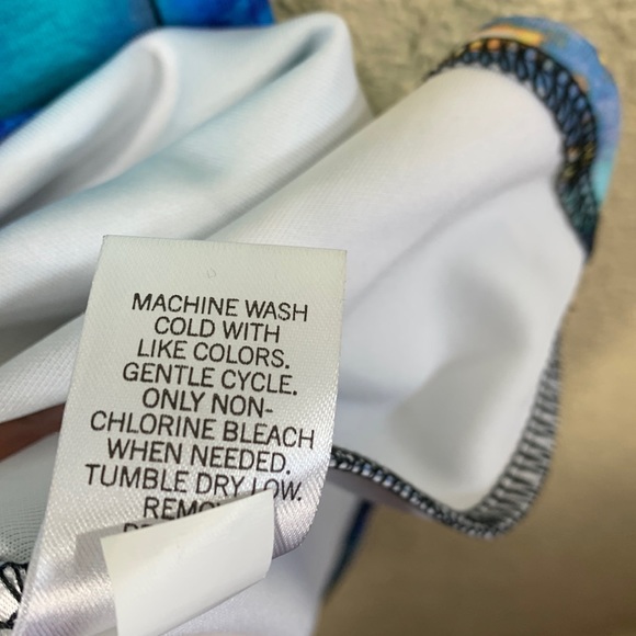 Apt.9 Dress Sleeveless Blue Ocean Colors Size 8 - Picture 10 of 13